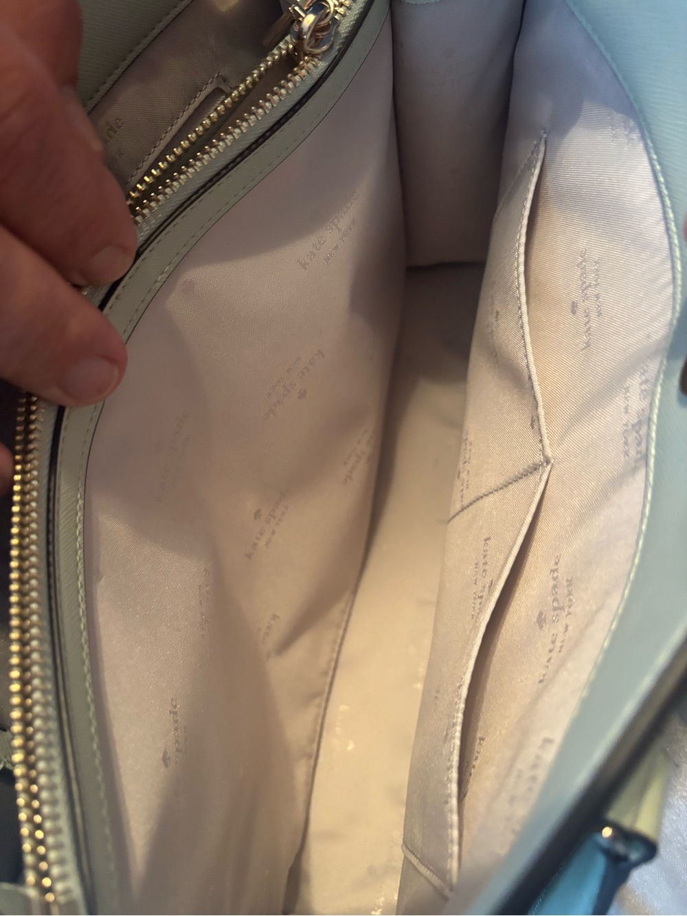 Kate Spade Pastel Green Satchel with Wallet - Picture 9 of 11